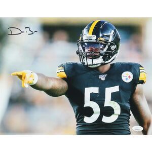Devin Bush Jr. Signed Steelers 11x14 Photo (JSA)